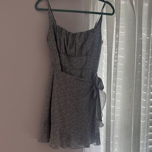 Altar'd State Blue Floral Mini Dress